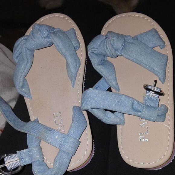 The Children's Place Other - NWT The Children's Place Size 11 Toddler Girls Blue Knotted Kids Sandals